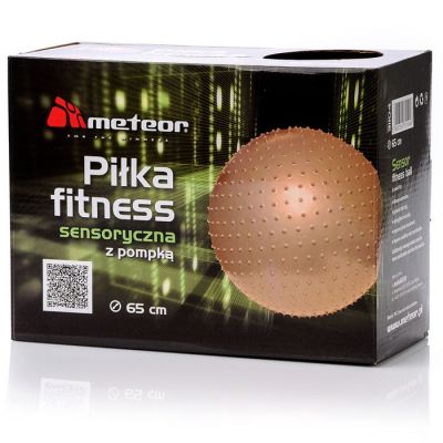 Meteor Fitnessball für Massage 65 cm in Gold