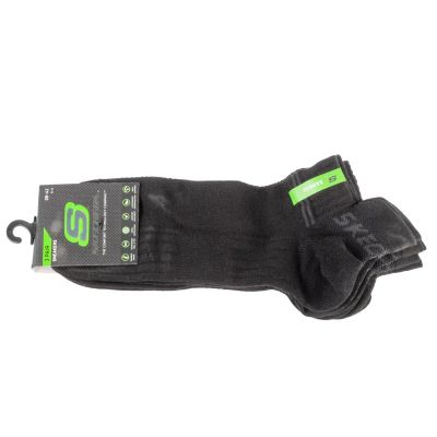 Skechers 3PPK Bambus-Mesh-Sneaker-Socken SK43098-9999 Schwarz 39-42