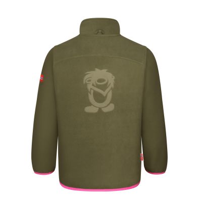 2. Trollkids Mädchen Oppdal Jacket XT sportliche Fleecejacke mit Reißverschluss, Grün (415-194)