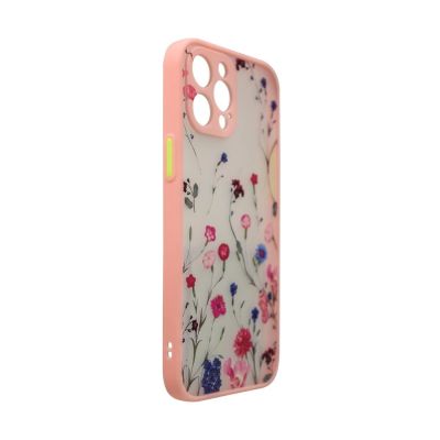 3. Design Case für iPhone 12 Pro Max Blumenrosa