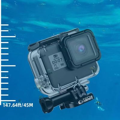 3. Tech-Protect GA200 Wasserdichtes Gehäuse für GoPro Hero 5 / 6 / 7 - Transparent