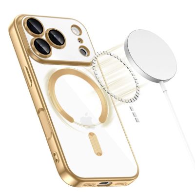 2. Tech-Protect MagFlex MagSafe Case für iPhone 17 Pro - Transparent Gold