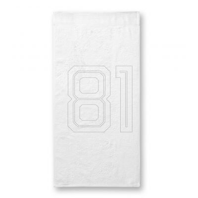Large unisex Bamboo Bath Towel (white)