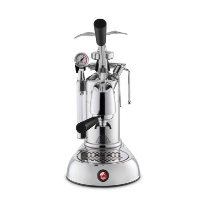 La Pavoni Milano manueller Hebel-Espressokocher, silber