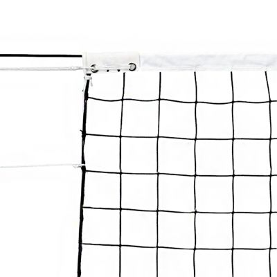 5. Netex Volleyballnetz mit Antennen 9,5 mx 1 m schwarz SI0007