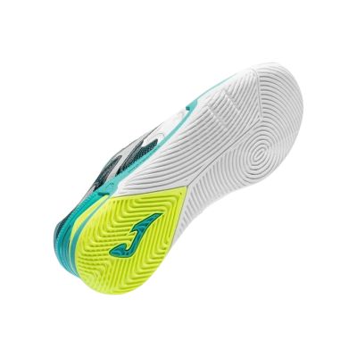 6. Fußballschuhe Joma Cancha 2602 Indoor weiß-grün CANS2602IN