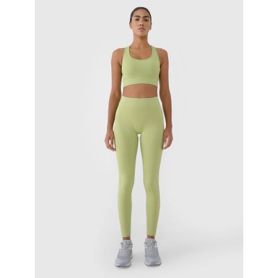 8. Nahtlose Trainingsleggings für Damen 4F 4FRSS25TFTIF309-42S