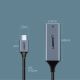 10. Ugreen externer Netzwerkadapter RJ45 - USB Typ C (1000 Mbps / 1 Gbps) Gigabit Ethernet grau (CM199)