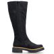 Damen-Komfortstiefel in Schwarz Rieker 72656-00