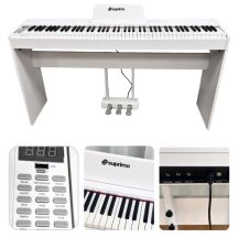 SUPRIMO SDP88 WH weißes digitales Desktop-Piano