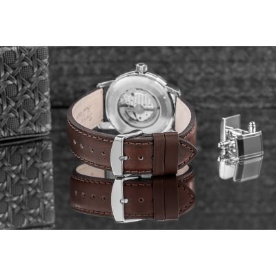 7. Herrenarmbanduhr ZEPPELIN New Captain's Line Automatic 8662-5 + BOX