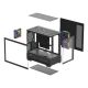 22. DeepCool CG380 3F Midi-Tower Schwarz