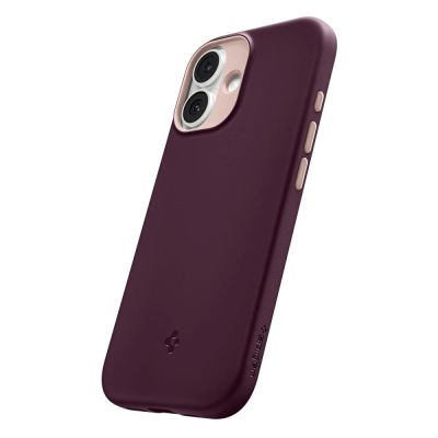 7. Spigen Nano Pop Mag MagSafe Hülle für iPhone 17 – Burgunderrot