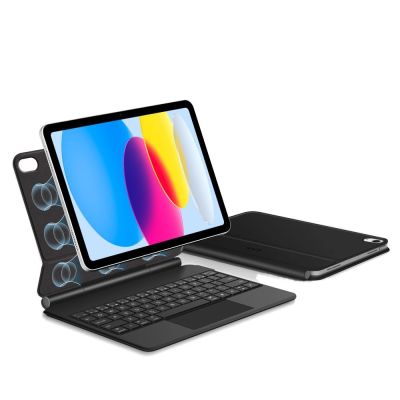 4. Tech-Protect Smartcase Magnetic mit Tastatur für iPad 10,9" 2022 / iPad 11" 2025 - Schwarz