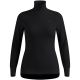 2. Damen-Funktionsshirt Odlo Active Warm BL Top Turtle Neck LS Half Zip – black, Größe: M