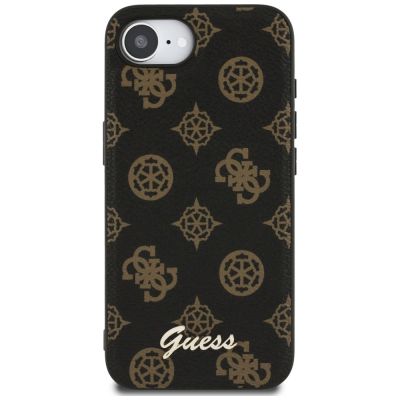 3. Guess Peony Script Logo MagSafe iPhone 16e Hülle Schwarz