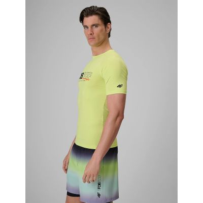 4. Herren-T-Shirt 4F 4FRSS26TFWSM001-45S für Schwimmen und Wassersport mit UPF50+ Filter