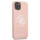 4. Guess GUHCP13SLS4GWPI iPhone 13 mini 5.4" rosa/rosa Hartschale Silikon 4G Logo