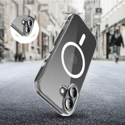 5. Tech-Protect Flexair Hybrid CC MagSafe Hülle für iPhone 17 - Transparent