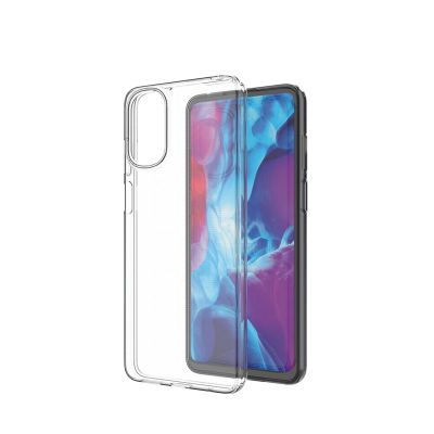 5. Ultra Clear 0,5 mm Hülle für Motorola Moto E32 dünne Abdeckung transparent