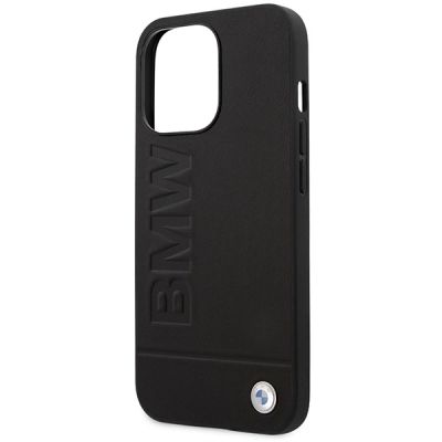 6. BMW Signature Logo Imprint MagSafe Case für iPhone 14 Pro Max – Schwarz