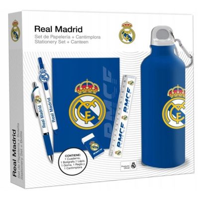 Real Madrid 650 ml Flasche mit Schreibset RM00029