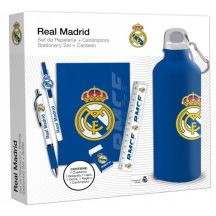Real Madrid 650 ml Flasche mit Schreibset RM00029