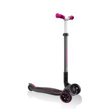 Globber Master Prime 3-Rad-Scooter / Schwarz - Neonpink 664-110