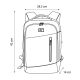 3. NANORS Laptop-Rucksack, 15,6", Schwarz, 42 x 28,5 x 14 cm, Wasserdicht RS204 B