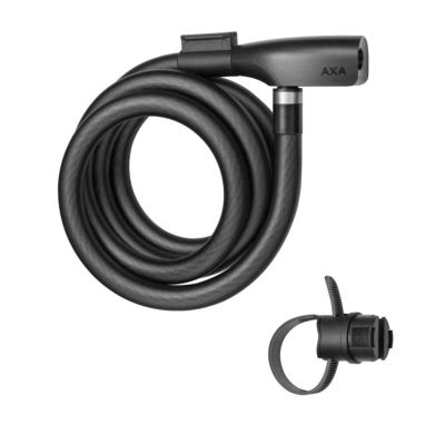 AXA Kabelschloss RESOLUTE 1,5x180 schwarzer Schlüssel