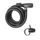 AXA Kabelschloss RESOLUTE 1,5x180 schwarzer Schlüssel
