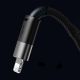 14. 3in1 USB - Micro-USB / Lightning / USB C 3,5A 1,2m Kabel Baseus StarSpeed - schwarz