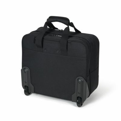 3. Dicota Laptop-Rollkoffer für Reisende (13-16 Zoll) mit Eco-Basis, schwarz