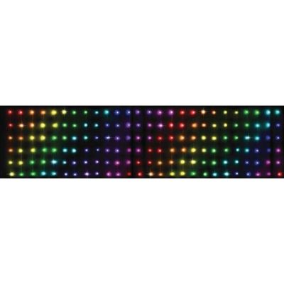 25. Weihnachtsbaumbeleuchtung, Lichtvorhang für den Außenbereich/Innenbereich, 240 LEDs, 600 x 60 cm, mit Fernbedienung, RGB-Farben