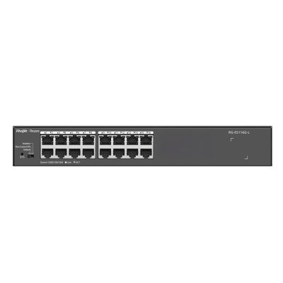 Ruijie Networks RG-ES116G-L Unmanaged Netzwerk-Switch L2 Gigabit Ethernet (10/100/1000) Schwarz