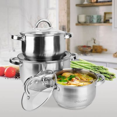 2. 6-teiliges Topfset MR-2120-6L MAESTRO