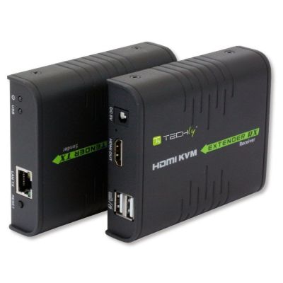 Techly IDATA HDMI-KVM2 KVM-Extender und -Empfänger