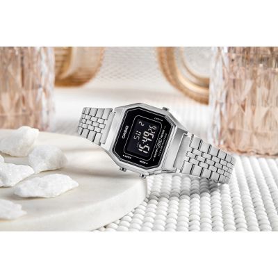 6. CASIO Vintage Damenuhr LA680WA-1BDF + Box