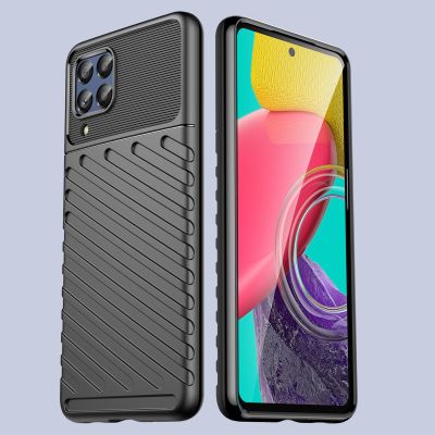5. Thunder Case flexible gepanzerte Hülle für Samsung Galaxy M53 5G schwarz
