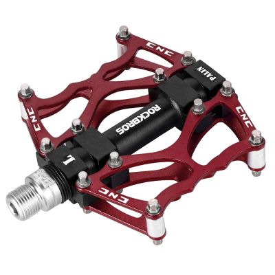 2. Rockbros JT201012LR 2010-12L Aluminium-Plattformpedale für Fahrräder – Rot