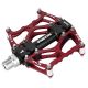 2. Rockbros JT201012LR 2010-12L Aluminium-Plattformpedale für Fahrräder – Rot