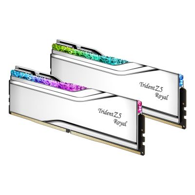G.SKILL TRIDENT Z5 ROYAL RGB DDR5 2x16GB 6000MHz CL28 SILBER F5-6000J2836G16GX2-TR5S