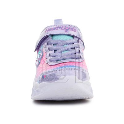3. Skechers S Lights Flutter Heart Lights Jr 302315-LVMT Schuhe