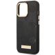 6. Guess GUHMP14LSAPSTK iPhone 14 Pro 6,1" schwarz/schwarzes Hardcase Peony Logo Plate MagSafe