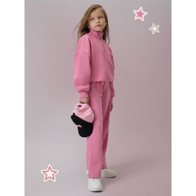 3. Normales Sweatshirt ohne Kapuze für Mädchen 4F 4FJRSS26TSWSF2625-54S
