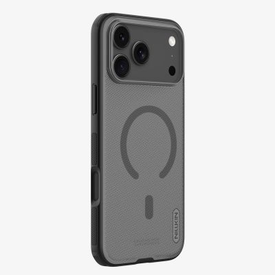 5. Nillkin Super Frosted Shield Pro Magnethülle kompatibel mit MagSafe für iPhone 17 Pro Max - Translucent Black
