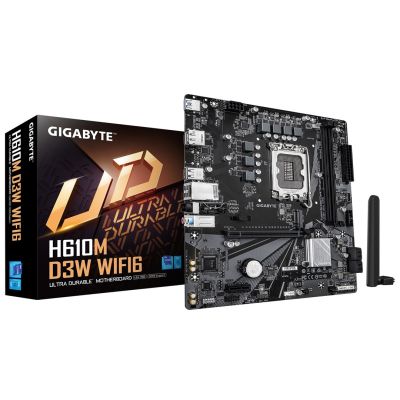 GIGABYTE H610M D3W WIFI6 Intel H610 LGA 1700 Micro-ATX