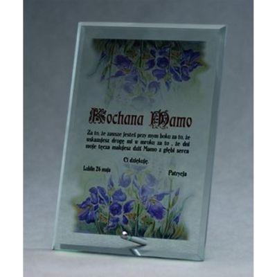 3. Glastrophäe mit LuxorJet-Farbdruck