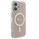 4. Guess IML 4G MagSafe Hülle für iPhone 16 Plus – Rosa