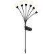 3. Solarlampe „Tanzt im Wind“ – Weiße Kugeln, 6 LEDs, 75 cm, XXL